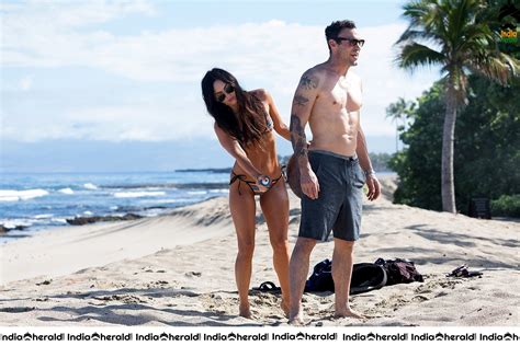 Megan Fox Hot Unseen Bikini Candids In Hawaii With Her Husb