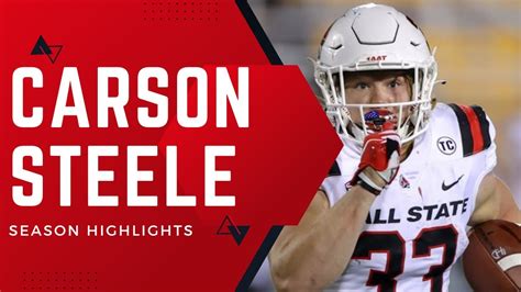 Carson Steele Mac Leading Rusher Season Highlights Youtube