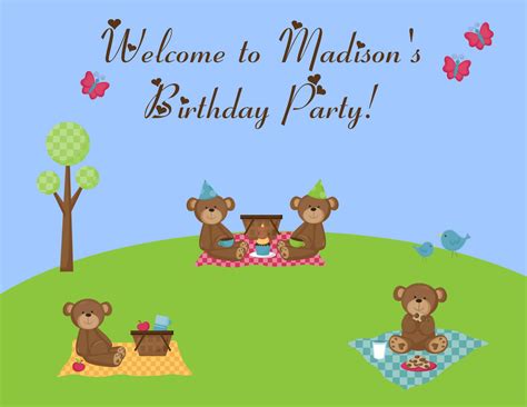 Teddy Bear Picnic Clip Art Library