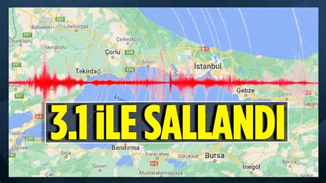 Marmara Da Korkutan Deprem