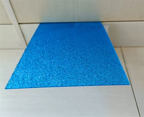 Mm Blue Polycarbonate Diamond Sheet Water Proof Color Coated At Rs