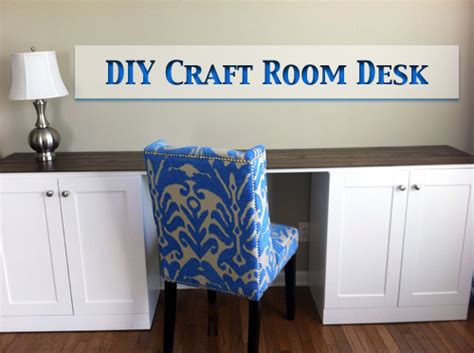 Diy Craft Room Desk Let S Get Crafty