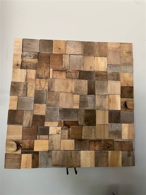 Large Pallet Wood Art Textured Wall Hanging Picture Handmade With ...