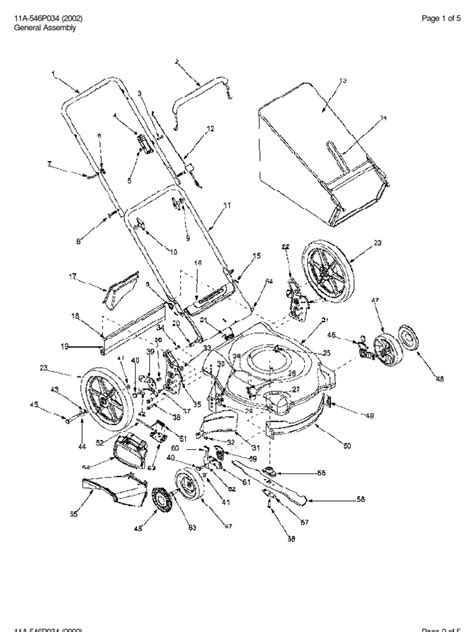 Craftsman Lawn Mower Parts Diagram