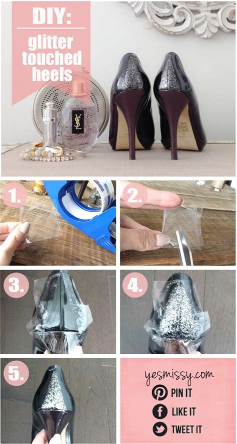 Glitter Glamorous Shoes - DIY - AllDayChic