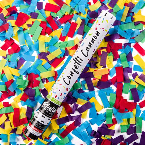 Biodegradable Multi Color Confetti Cannon Water Soluble Rainbow