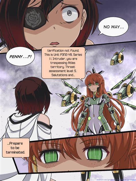 Rwby Volume 7 Au Comic Penny Reprogrammed Art By Gardavwar On