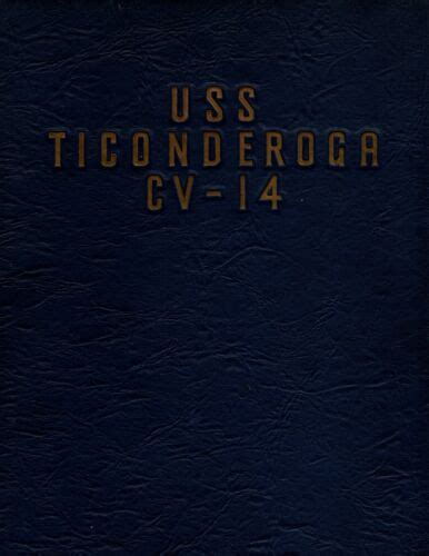 Uss Ticonderoga Cv 14 World War Ii Deployment Cruise Book Year Log 1944