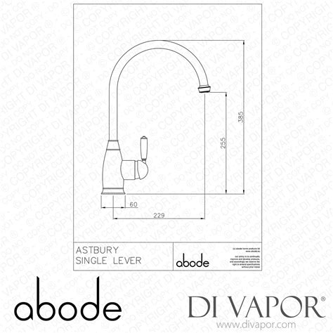 Abode AT3004 Astbury Single Lever In Chrome Spare Parts