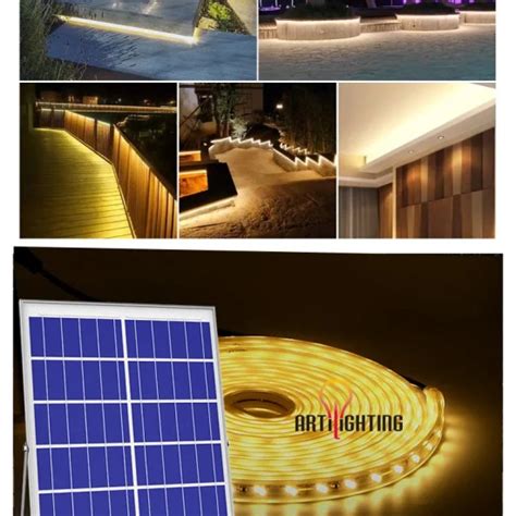 Outdoor Indoor Connectable Solar Powered LED Strip Lights China Solar