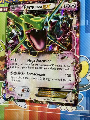 Mavin Rayquaza Ex Basic Pokemon Card In Case 170hp