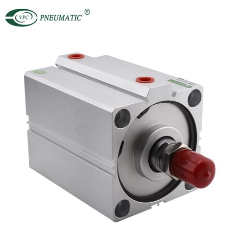 Sda Cq Series Pneumatic Air Compact Cylinder With Adjustable Stroke