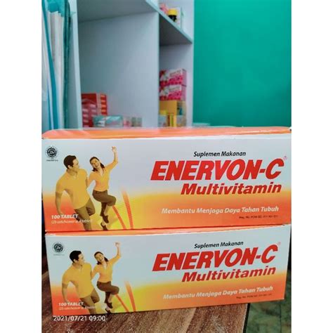 Jual ENERVON C 1 STRIP 4 TAB BOX Shopee Indonesia