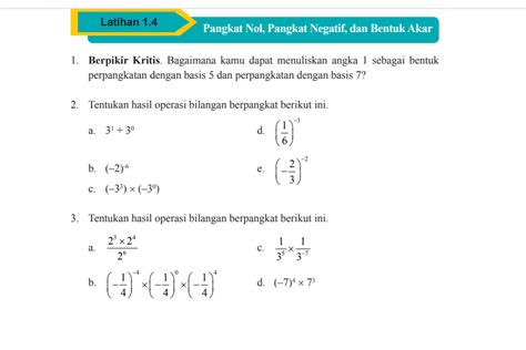 Jawaban Matematika Kelas Halaman Homecare