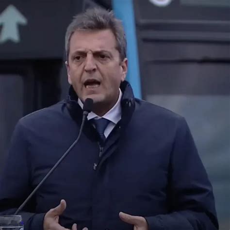 Sergio Massa En Rosario Yo Voy Al Frente Contra La Inseguridad