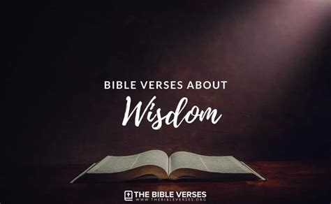 30 Bible Verses about Wisdom - Scripture Quotes