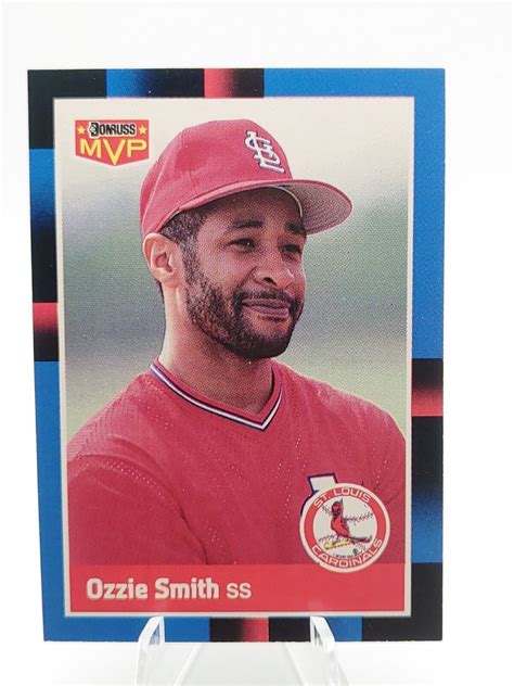 Ozzie Smith Leaf Donruss Baseball Mvp Cardinals Bc Ebay