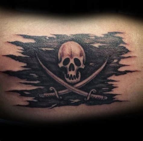 Traditional Jolly Roger Tattoo