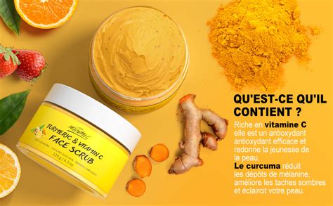 Gommage Visage au Curcuma et Vitamine C Gommage Crème Organics