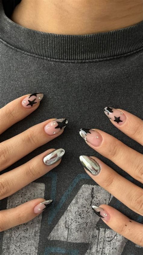 Pin By Yanet Labrada On Nails In 2024 Concert Nails Grunge Nails