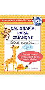 Caligrafia Para Crian As Letra Cursiva Amazon Br