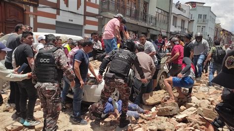 Terremoto No Equador Deixa Ao Menos Mortos E Feridos