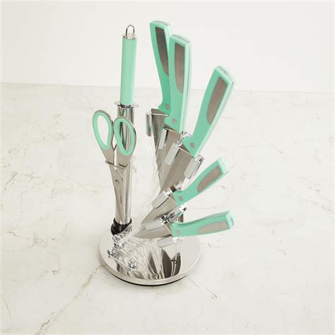 Buy Chef Special 8Pcs Stainless Steel Rotating Knives Set From Home