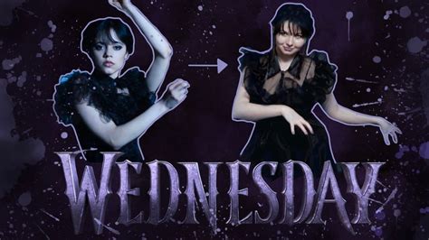 Recreating Wednesdays Raven Dance Dress Youtube