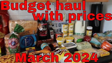 Budget Asda And Iceland Shopping Haul With Prices YouTube