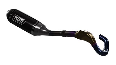 Black HGS Exhaust OEM Honda Model MXB Mods