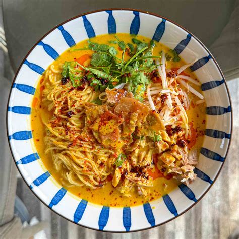 Golden Thai Curry Chicken Noodle Soup