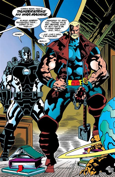 War Machine And Thunderstrike In The Secret Defenders Vol 1 9 Art By