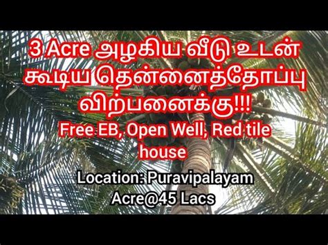 Sold Agri land 215 3Acre அழகய வட உடன கடய தனனததபப