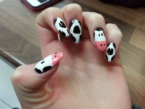 Cow Print Nail Designs Cow Print Nails