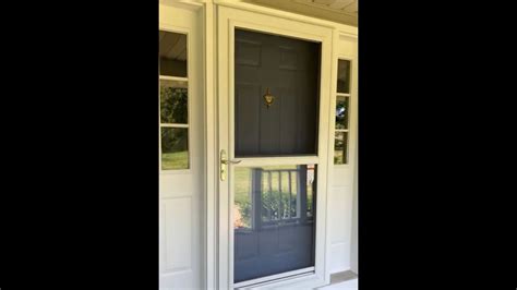 Install Larson Lakeview Screen Away Splitview Storm Door Diy