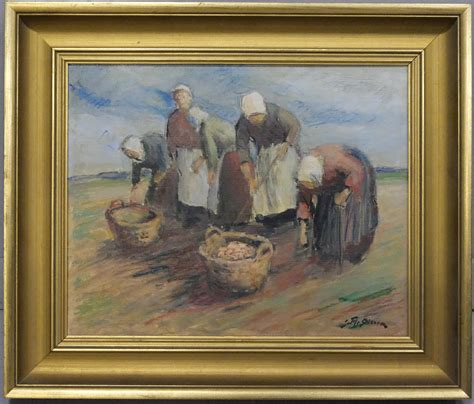 Gottfrid Olsson Olja P Pann Konst M Leri Auctionet