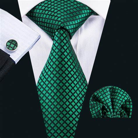 Emerald Green Crosshatch Matching Tie Set 3pc Modern Mister