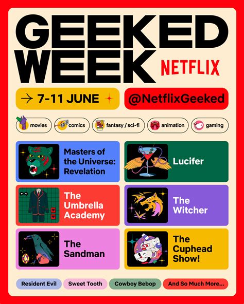 Netflix Geeked On Twitter Mark Your Calendars For Geekedweek From