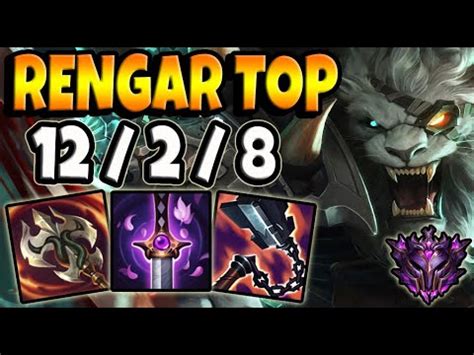 Rengar TOP Vs Renekton OTP Lol Korea Master Patch 11 22 YouTube