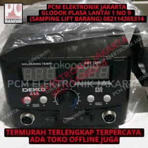 Jual Blower Uap Hot Solder Station Digital Combo Dekko Deko Tipe Type 858 Jakarta Barat PCM