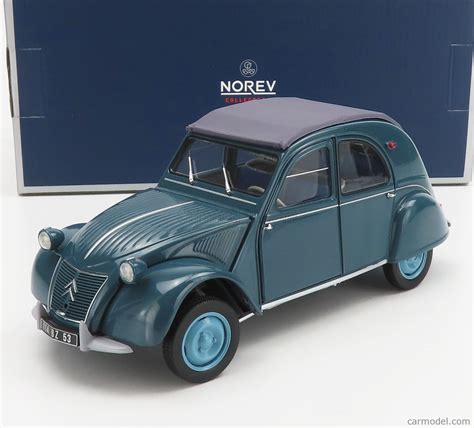 NOREV 181485 Scale 1 18 CITROEN 2CV AZL 1959 GLACIER BLUE