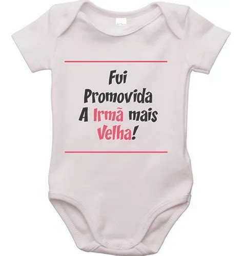 Body Bebe Personalizado Revelação Promovida Irmã Velha 02