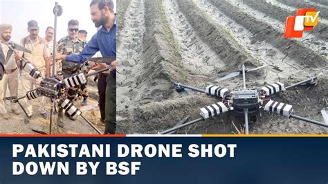 Pakistani Drone Shot Down By Bsf On Indo Pak Border In Firozpur Punjab