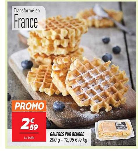 Promo Gaufres Pur Beurre Chez Netto ICatalogue Fr