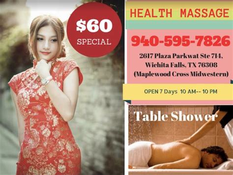 Health Massage Spa Updated January 2025 2617 Plaza Pkwy Wichita Falls Texas Massage