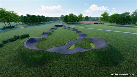 Asphalt Pumptrack Exemplary Skateparks Building Skatepark And