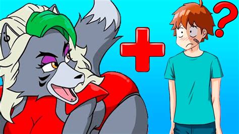 Roxanne Wolf Gregory Vanessa SEX FNAF Anime Animation Part 44 YouTube