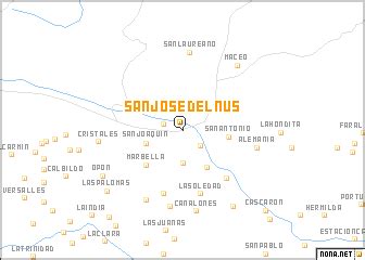 San Jos Del Nus Colombia Map Nona Net