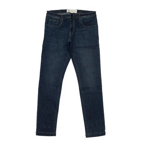 Slim Fit Washed Mens Stretchable Ankle Lenth Denim Blue Jeans At ₹ 2799