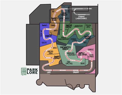 Snow White S Enchanted Wish Disneyland Ride Layout Flickr